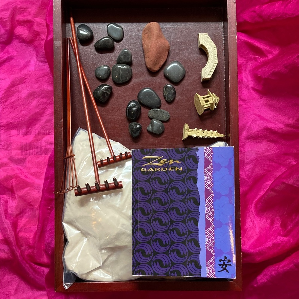 Unboxed Miniature Zen Garden Puzzle Set